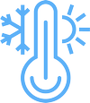Operates between -45°C to +75°C